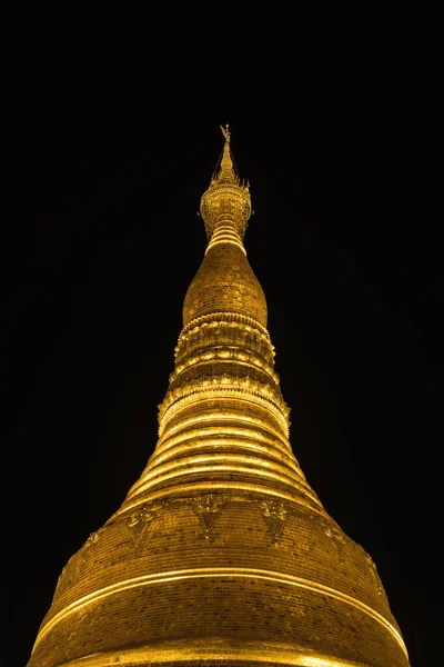Yangon Myanmar Kutsal Ünlü Bir Turist Yeri Olan Shwedagon Pagoda — Stok fotoğraf