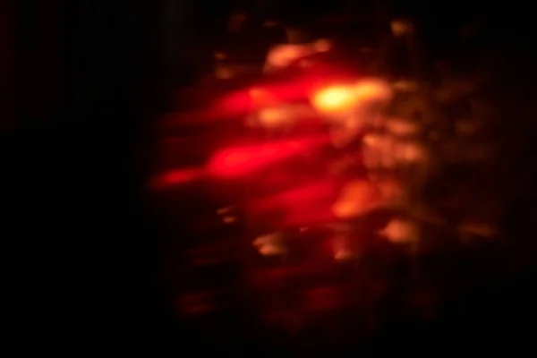 Photo Lumières Rouges Floues Dans Obscurité — Photo