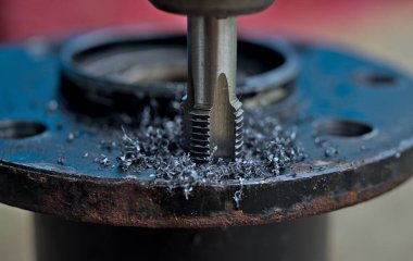 Merkez makrodaki ipliğin fotoğrafı.