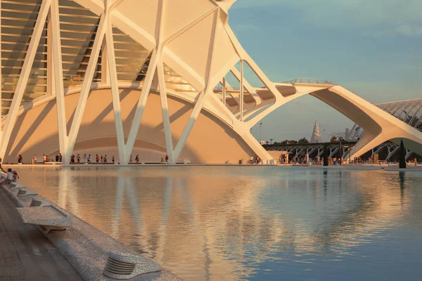 Modern Arkitektur Staden För Konst Och Vetenskap Valencia Juli 2023 — Stockfoto