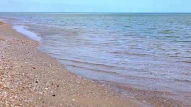 Güzel bir denizin manzarası