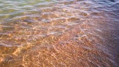 Mavi deniz suyu dokusu ve arkaplanı