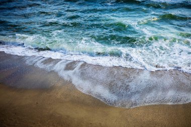 Yukarıdan güzel deniz manzarası