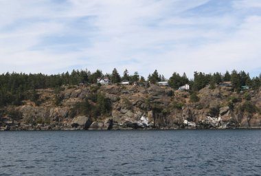 Typical Coastline in the Southern Gulf Islands, British Columbia