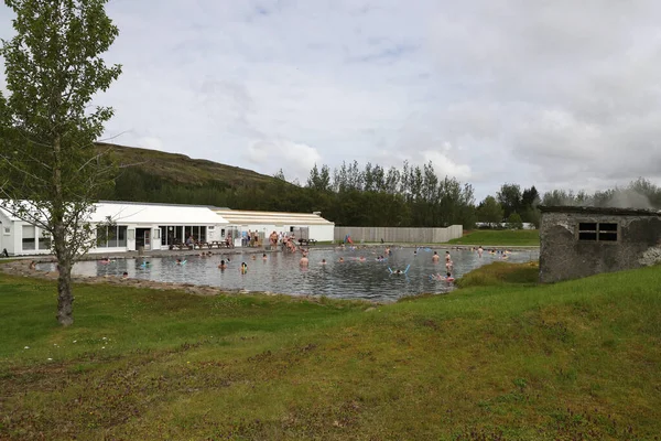 Lagoa Secreta Gamla Laugin Sul Islândia — Fotografia de Stock