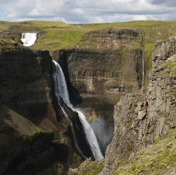 Водоспад Хайфосс Півдні Ісландії — стокове фото