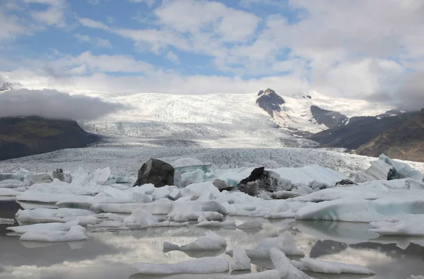 Icebergs Fjallsarlon Eastern Region Iceland — Stock Photo, Image