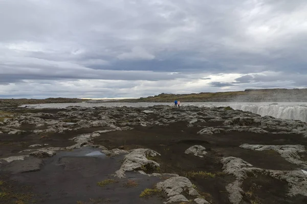 Ближче Водоспаду Сельфосс Північному Сході Ісландії — стокове фото