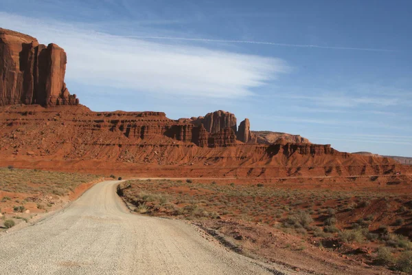 stock image Typical landscape at Monument Valley Tribal Park, Arizona