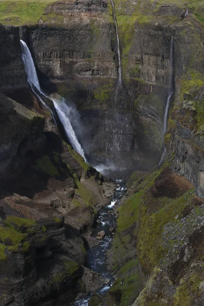 Wodospad Granni Południowym Regionie Islandii — Zdjęcie stockowe
