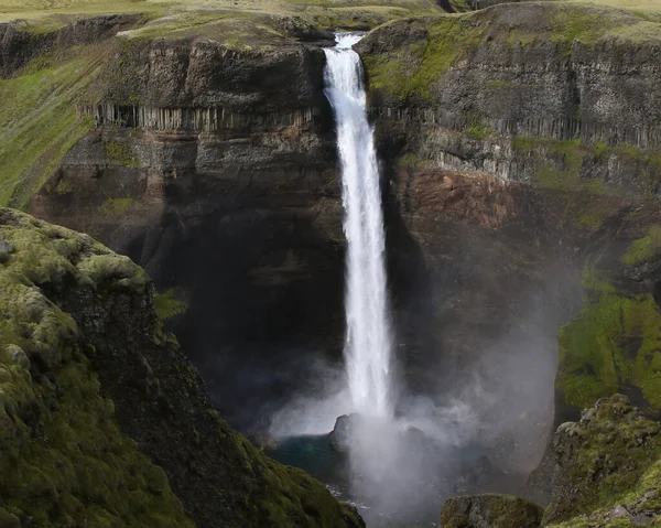 Водоспад Хайфосс Південній Частині Ісландії — стокове фото