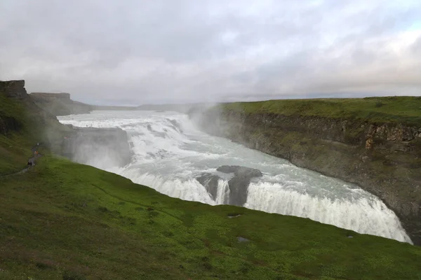 Cascate Del Gullfoss Nella Regione Meridionale Dell Islanda — Foto Stock