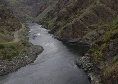 Yılan Nehri Hells Canyon, Oregon 'dan geçerken
