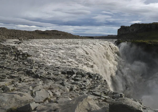 冰岛东北部地区的Dettifoss瀑布 — 图库照片