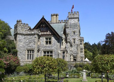 Hatley Castle National Historic Site, Victoria, British Columbia clipart