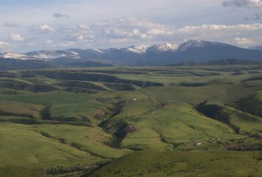 View east from Highway 95 near White Bird, Idaho clipart