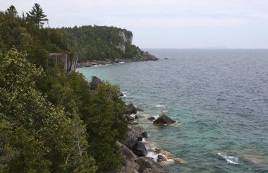 Overhang Point, Bruce Peninsula Ulusal Parkı, Ontario