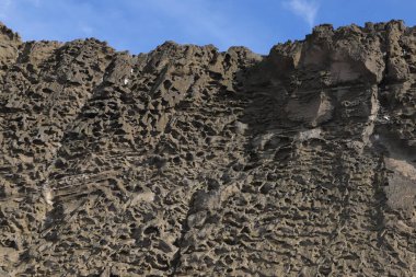 Lav Yatakları Ulusal Anıtı, Tulelake, Kaliforniya 'da ilginç bir kaya oluşumu