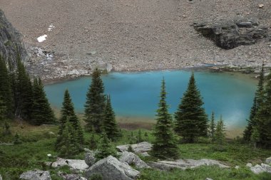 Lefroy Gölü O 'Hara Gölü, Yoho Ulusal Parkı, British Columbia, Kanada