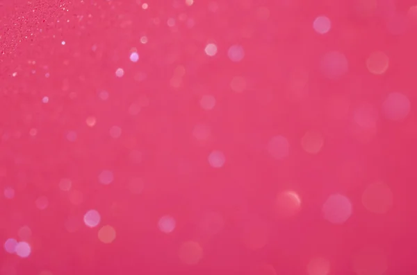 Blurred Small Sparkles Pink Color Form Bokeh Different Sizes — Stock Photo, Image