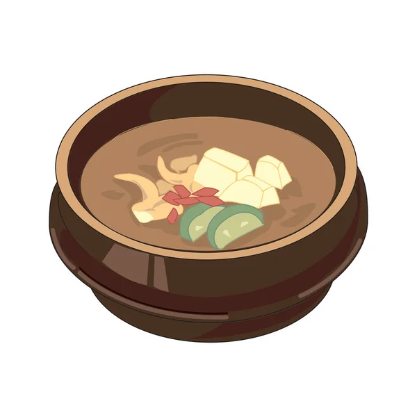 stock vector Exquisite Chinese Vegetable Soup Collection