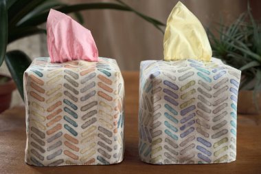 Doku kutusu karesi. Yatak odası için Boho tarzı dekor. Banyo dekoru. Dünya çevresi günü.