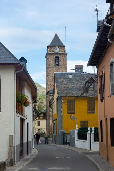 stock image Editorial. October, 2022. Les, Spain.. Town Les in the Catalonia Region in Spain