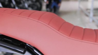 Store Yamaha, FZX Connected motorcycle is on display the showroom Yamaha shop