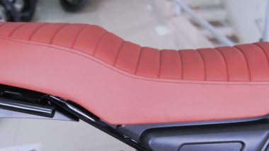 Store Yamaha, FZX Connected motorcycle is on display the showroom Yamaha shop