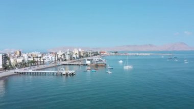 La Punta Callao Peru 'da. La Punta, Lima, Peru 'daki Callao bölgesinde.