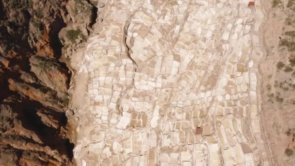Maras Tarihi Tuz Madeni Tuz Hem Burada Hem Nkalar Sırasında — Stok video