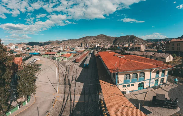 기차역 Wanchaq 쿠스코 페루의 — 스톡 사진