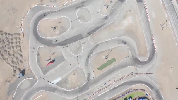 Mistrzostwa Wyścigach Chutana Motopark Peru Krajowy Wyścig Motocyklowy Wielu Kategorii — Wideo stockowe