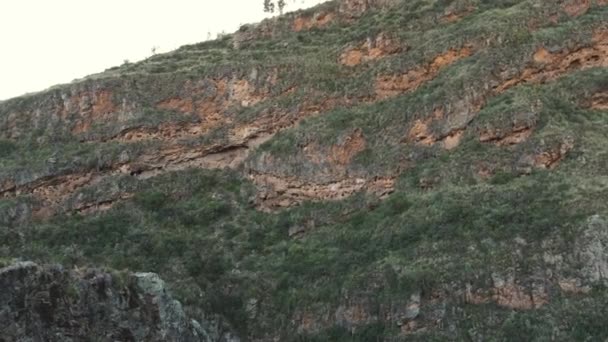 Панорамний Вид Археологічного Комплексу Пісак Який Був Побудований Інкасом Священній — стокове відео