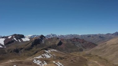 Cordillera Blanca, Peru, Güney Amerika 'daki güzel dağ manzaraları