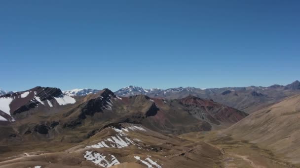 Bellissimi Paesaggi Montani Cordillera Blanca Perù Sud America — Video Stock