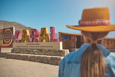 Caral Harabeleri, Amerika 'nın en eski şehri, Unesco Dünya Mirası Alanı, Rio Supe Vadisi, Peru