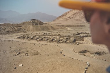 Caral Harabeleri, Amerika 'nın en eski şehri, Unesco Dünya Mirası Alanı, Rio Supe Vadisi, Peru