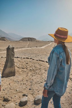 Caral Harabeleri, Amerika 'nın en eski şehri, Unesco Dünya Mirası Alanı, Rio Supe Vadisi, Peru