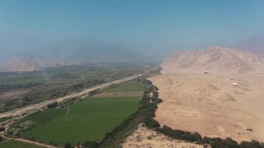 Caral Harabeleri, Amerika 'nın en eski şehri, Unesco Dünya Mirası Alanı, Rio Supe Vadisi, Peru