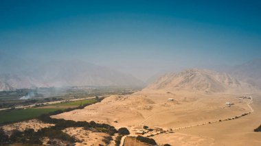 Caral Harabeleri, Amerika 'nın en eski şehri, Unesco Dünya Mirası Alanı, Rio Supe Vadisi, Peru