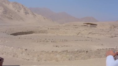 Caral Harabeleri, Amerika 'nın en eski şehri, Unesco Dünya Mirası Alanı, Rio Supe Vadisi, Peru