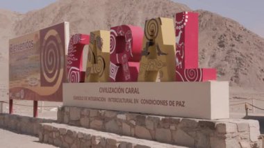 Caral Harabeleri, Amerika 'nın en eski şehri, Unesco Dünya Mirası Alanı, Rio Supe Vadisi, Peru
