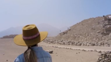 Caral Harabeleri, Amerika 'nın en eski şehri, Unesco Dünya Mirası Alanı, Rio Supe Vadisi, Peru