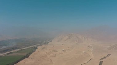 Caral Harabeleri, Amerika 'nın en eski şehri, Unesco Dünya Mirası Alanı, Rio Supe Vadisi, Peru
