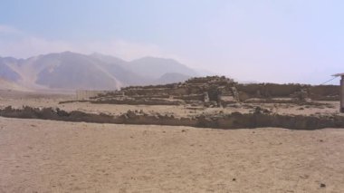 Caral Harabeleri, Amerika 'nın en eski şehri, Unesco Dünya Mirası Alanı, Rio Supe Vadisi, Peru