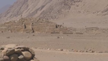 Caral Harabeleri, Amerika 'nın en eski şehri, Unesco Dünya Mirası Alanı, Rio Supe Vadisi, Peru