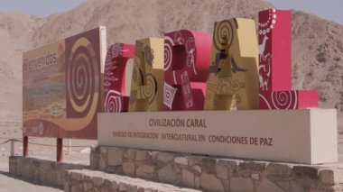 Caral Harabeleri, Amerika 'nın en eski şehri, Unesco Dünya Mirası Alanı, Rio Supe Vadisi, Peru