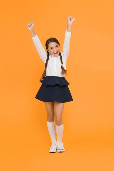 Terug Naar School Student Little Kid Dol School Emotioneel Schoolmeisje — Stockfoto