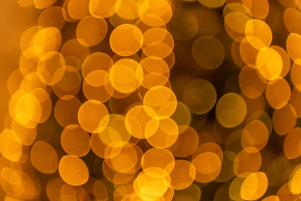 Bright Bokeh Background People Blurred Gold Color Background Blurred Defocused — Stock Photo, Image